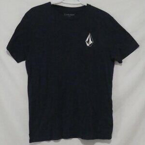 VOLCOM | medium | Navy Short Sleeve Tee | Logo On Front and Back